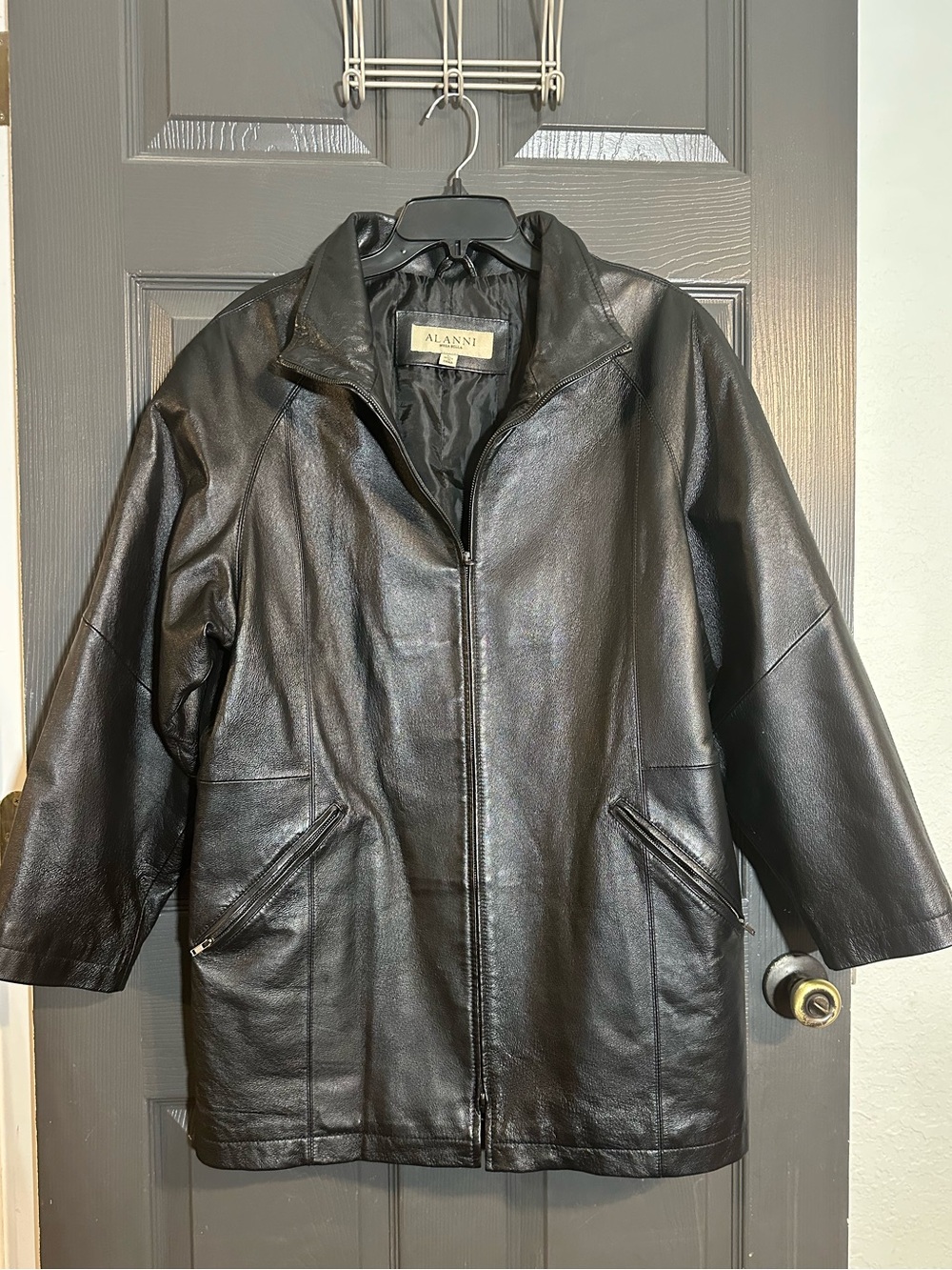 VINTAGE Alanni GENUINE leather Jacket